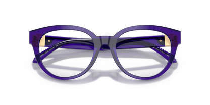 0VE3384 Transparent Dark Violet close front view image 5 barcode 8056262548684