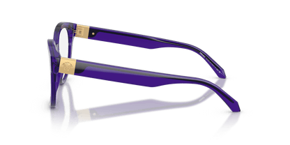 0VE3384 Transparent Dark Violet side view image 2 barcode 8056262548684