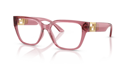 0VE3387U Transparent Pink three quarter view image 1 barcode 8056262813058