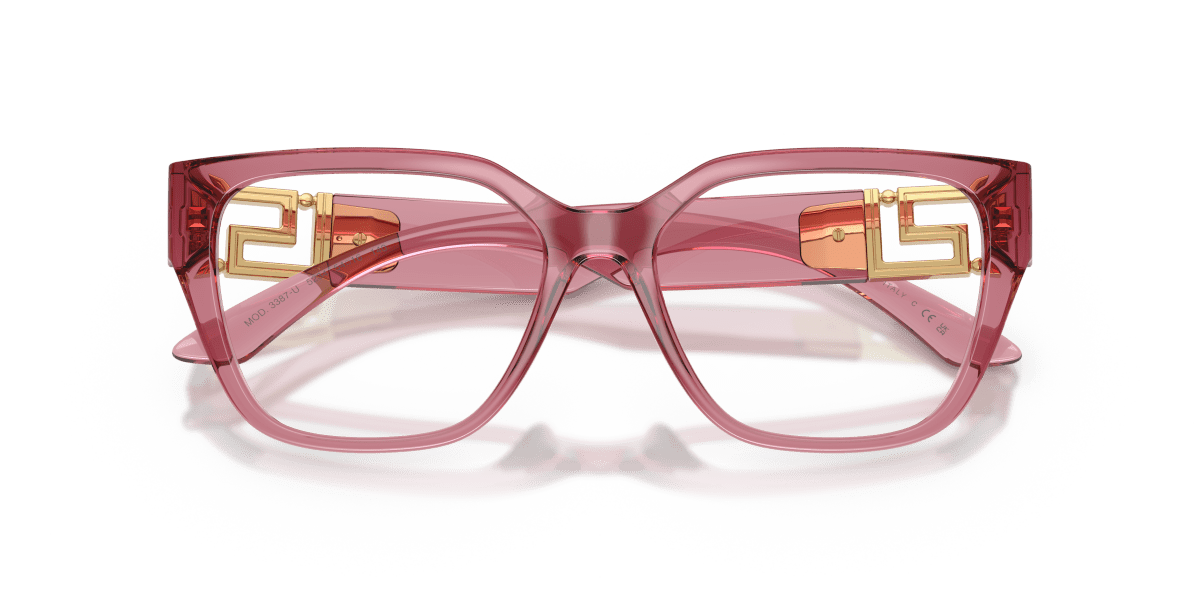 0VE3387U Transparent Pink close front view image 5 barcode 8056262813058
