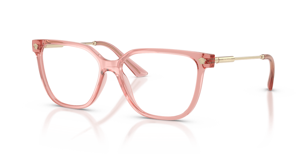 0VE3388U Peach Transparent three quarter view image 1 barcode 8056262760024