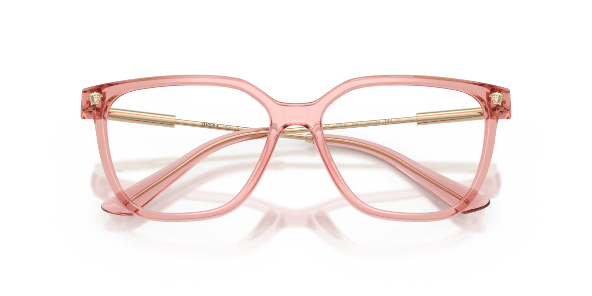 0VE3388U Peach Transparent close front view image 5 barcode 8056262760024