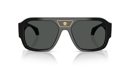 0VE4508U Black / Dark Grey (GB1/87) front view image 4 barcode 8056262760659