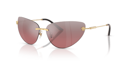 Versace VE2281 - Versace - Gold (10027E) - Pink Mirror Silver Gradient - 64 - Ardor Eyewear 8056262427699