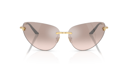 Versace VE2281 - Versace - Gold (10028Z) - Light Brown Mirror Silver - 64 - Ardor Eyewear 8056262427712
