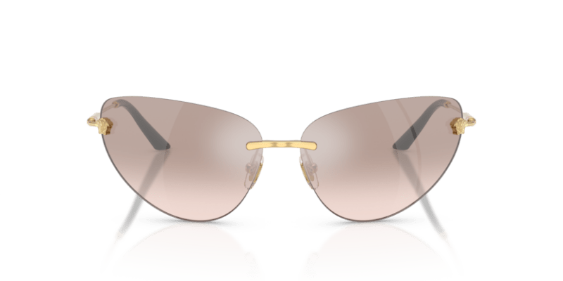 Versace VE2281 - Versace - Gold (10028Z) - Light Brown Mirror Silver - 64 - Ardor Eyewear 8056262427712