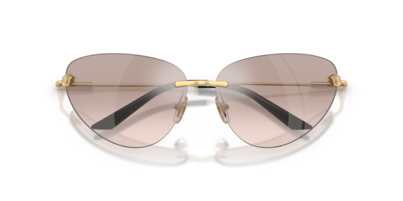 Versace VE2281 - Versace - Gold (10028Z) - Light Brown Mirror Silver - 64 - Ardor Eyewear 8056262427712