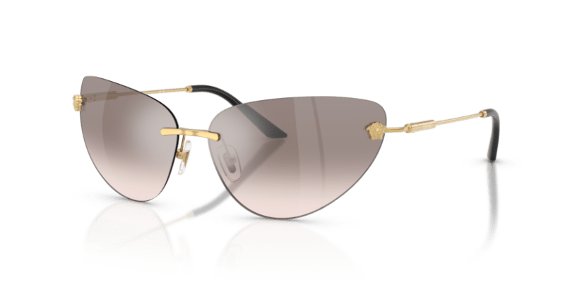Versace VE2281 - Versace - Gold (10028Z) - Light Brown Mirror Silver - 64 - Ardor Eyewear 8056262427712
