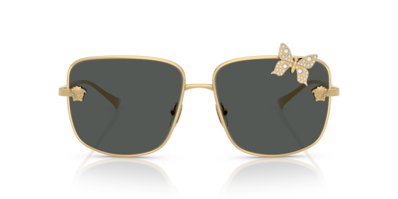 Versace VE2282 - Versace - Gold (100287) - Dark Grey - 59 - Ardor Eyewear 8056262427798