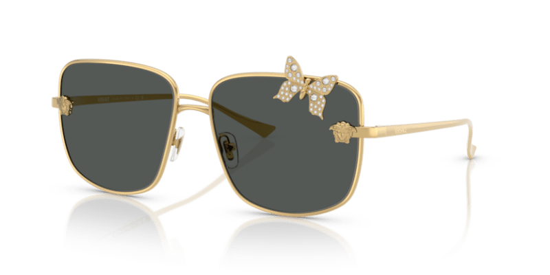 Versace VE2282 - Versace - Gold (100287) - Dark Grey - 59 - Ardor Eyewear 8056262427798