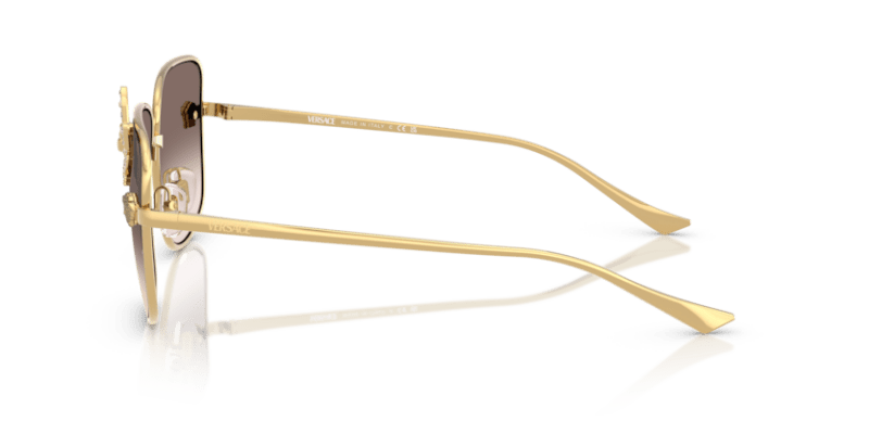 Versace VE2282 - Versace - Gold (10028Z) - Light Brown Mirror Silver Gradient - 59 - Ardor Eyewear 8056262427804