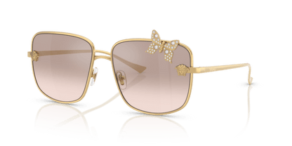 Versace VE2282 - Versace - Gold (10028Z) - Light Brown Mirror Silver Gradient - 59 - Ardor Eyewear 8056262427804