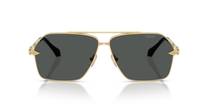 Versace VE2284 - Versace - Gold (100287) - Dark Grey - 63 - Ardor Eyewear 8056262422298