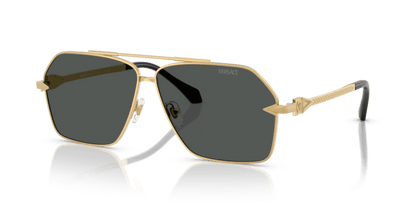 Versace VE2284 - Versace - Gold (100287) - Dark Grey - 63 - Ardor Eyewear 8056262422298