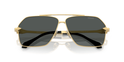 Versace VE2284 - Versace - Gold (100287) - Dark Grey - 63 - Ardor Eyewear 8056262422298