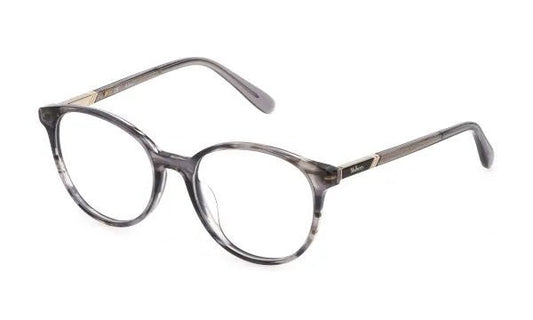 VML184 - OPT.FRAMES MULBERRY - Mulberry - SHINY STRIPED GREY - 51mm - Ardor Eyewear 190605403839